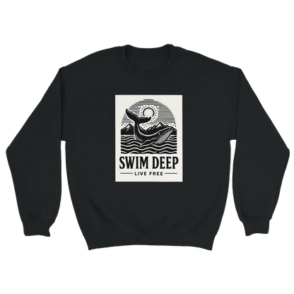 D3monic's SWIMDEEP Pullover - Unisex Pullover Sweatshirt - D3monic