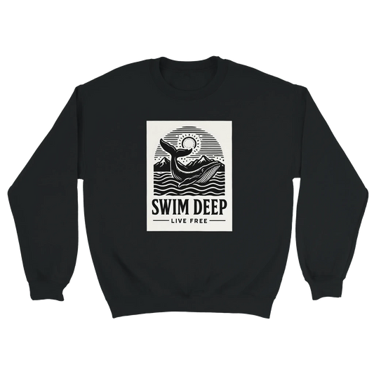 D3monic's SWIMDEEP Pullover - Unisex Pullover Sweatshirt - D3monic