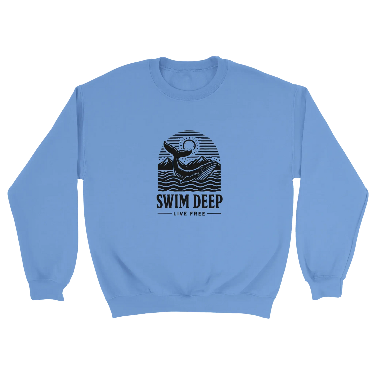 D3monic's SWIMDEEP Pullover - Unisex Pullover Sweatshirt - D3monic