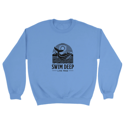 D3monic's SWIMDEEP Pullover - Unisex Pullover Sweatshirt - D3monic