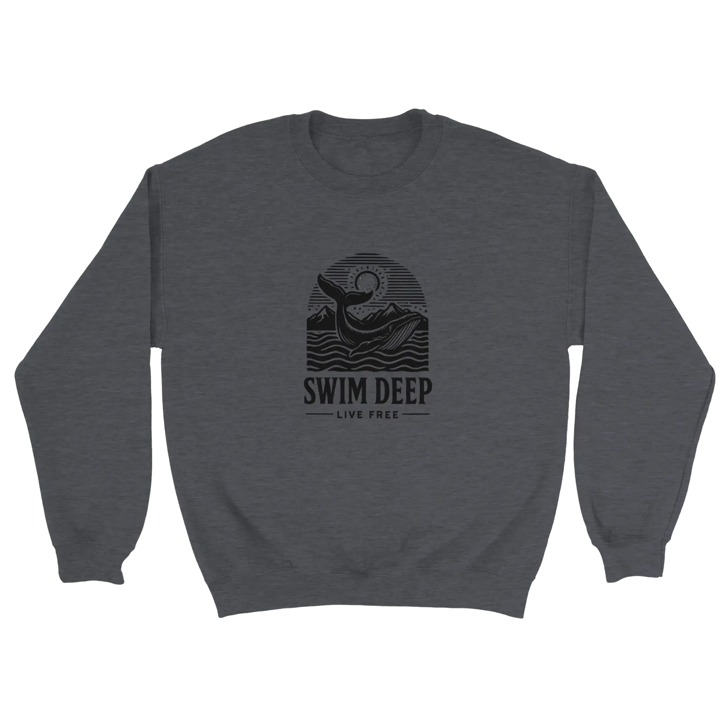 D3monic's SWIMDEEP Pullover - Unisex Pullover Sweatshirt - D3monic