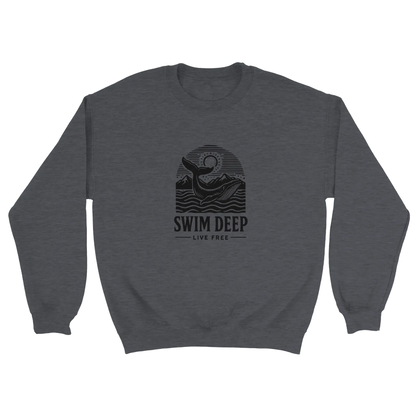 D3monic's SWIMDEEP Pullover - Unisex Pullover Sweatshirt - D3monic