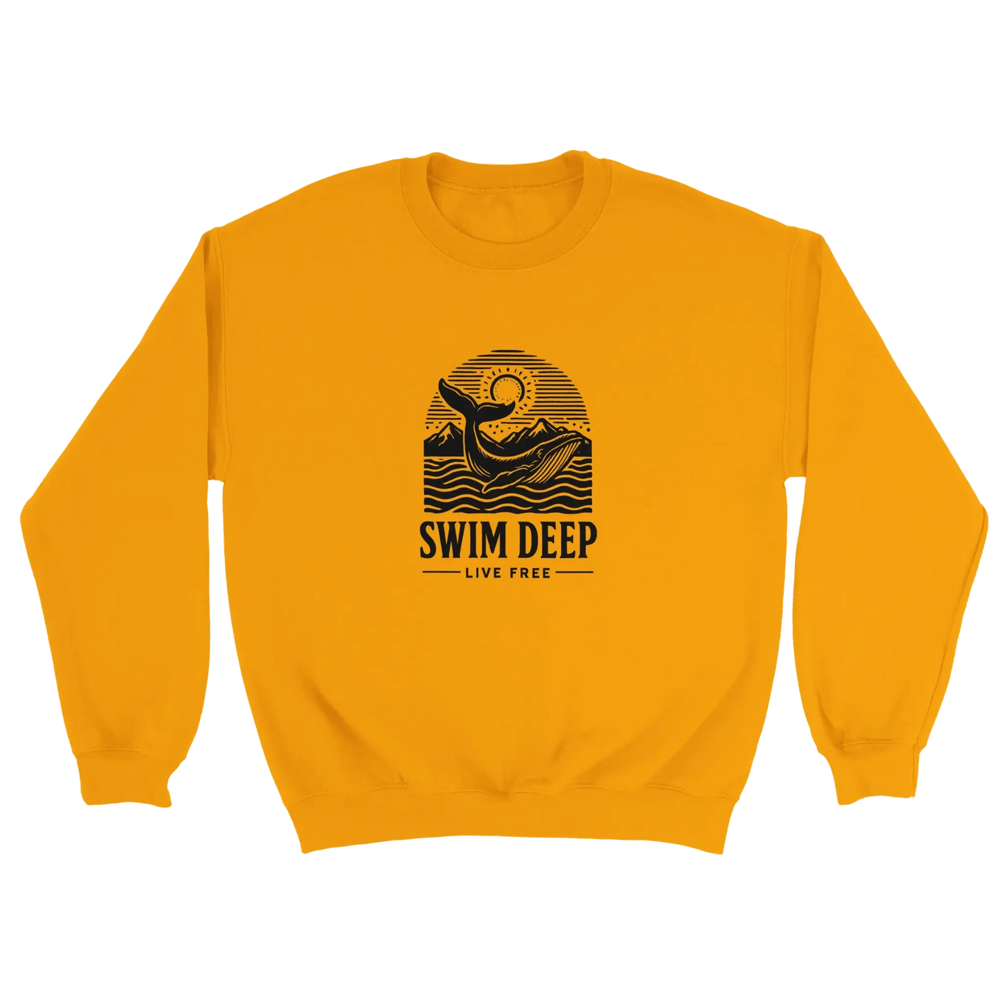D3monic's SWIMDEEP Pullover - Unisex Pullover Sweatshirt - D3monic