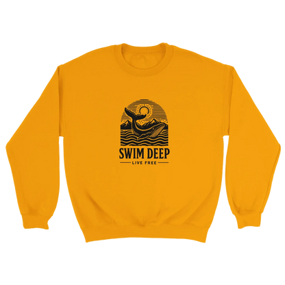 D3monic's SWIMDEEP Pullover - Unisex Pullover Sweatshirt - D3monic
