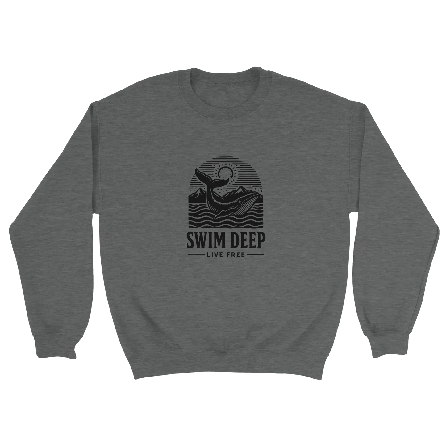 D3monic's SWIMDEEP Pullover - Unisex Pullover Sweatshirt - D3monic