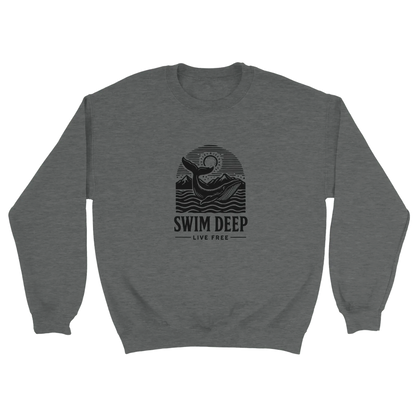 D3monic's SWIMDEEP Pullover - Unisex Pullover Sweatshirt - D3monic