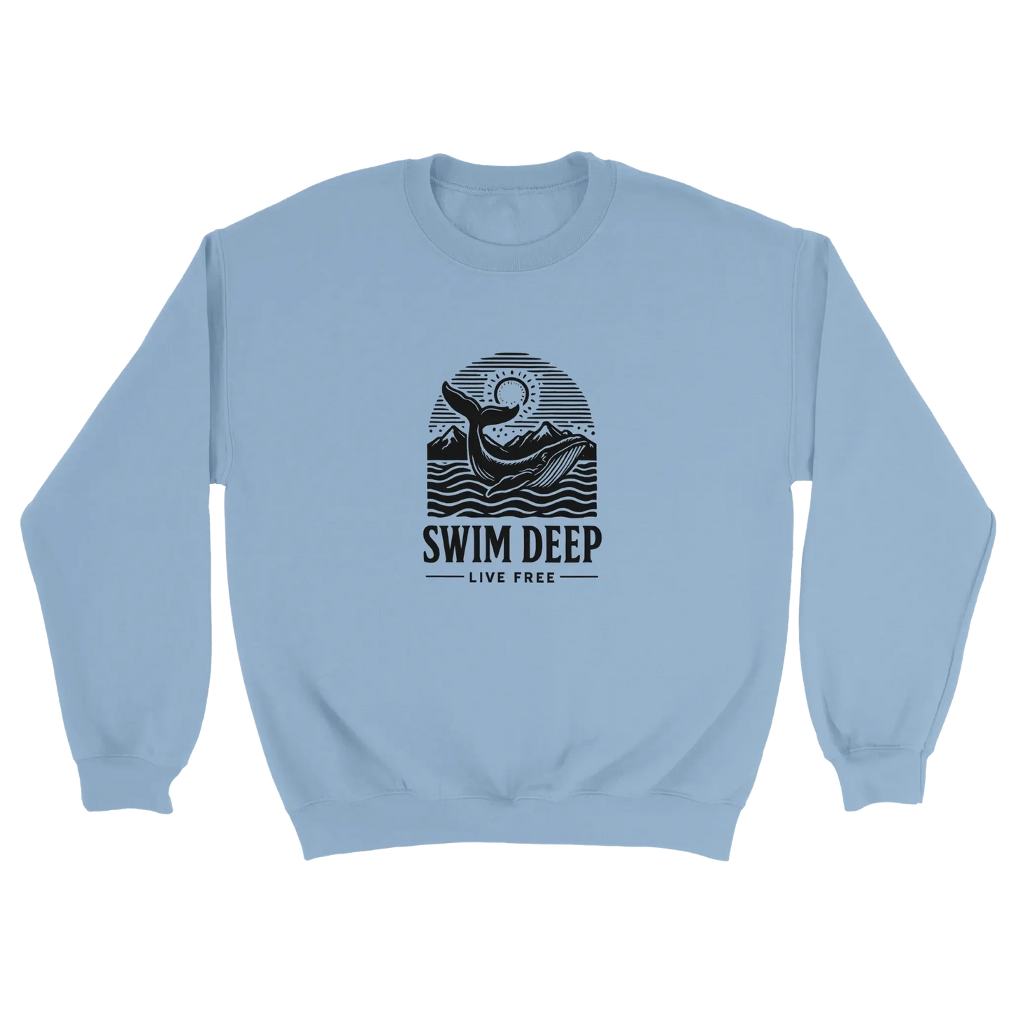 D3monic's SWIMDEEP Pullover - Unisex Pullover Sweatshirt - D3monic
