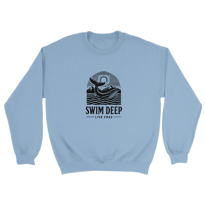 D3monic's SWIMDEEP Pullover - Unisex Pullover Sweatshirt - D3monic