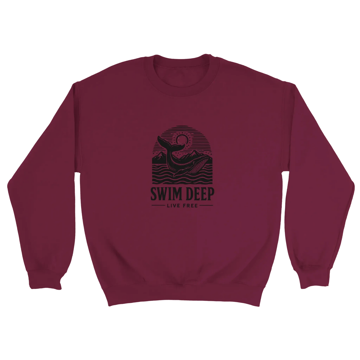 D3monic's SWIMDEEP Pullover - Unisex Pullover Sweatshirt - D3monic