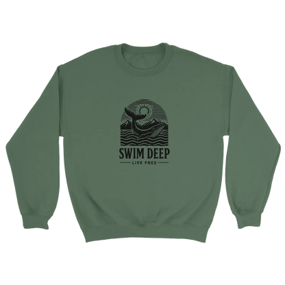 D3monic's SWIMDEEP Pullover - Unisex Pullover Sweatshirt - D3monic