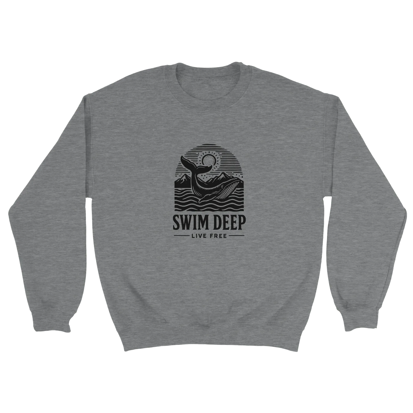 D3monic's SWIMDEEP Pullover - Unisex Pullover Sweatshirt - D3monic