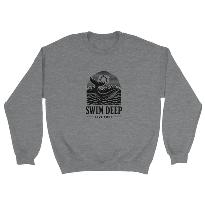 D3monic's SWIMDEEP Pullover - Unisex Pullover Sweatshirt - D3monic