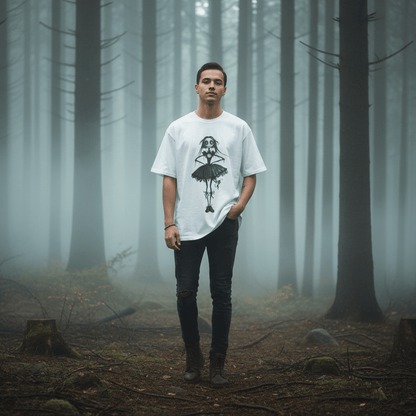 D3's ZOMBIE Ballerina T-Shirt - Boxy Luxury - D3monic Store