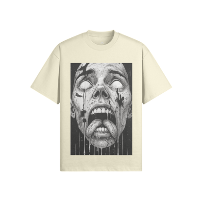 D3's ZOMBIE Header T-Shirt – Oversized Heavyweight - D3monic Store