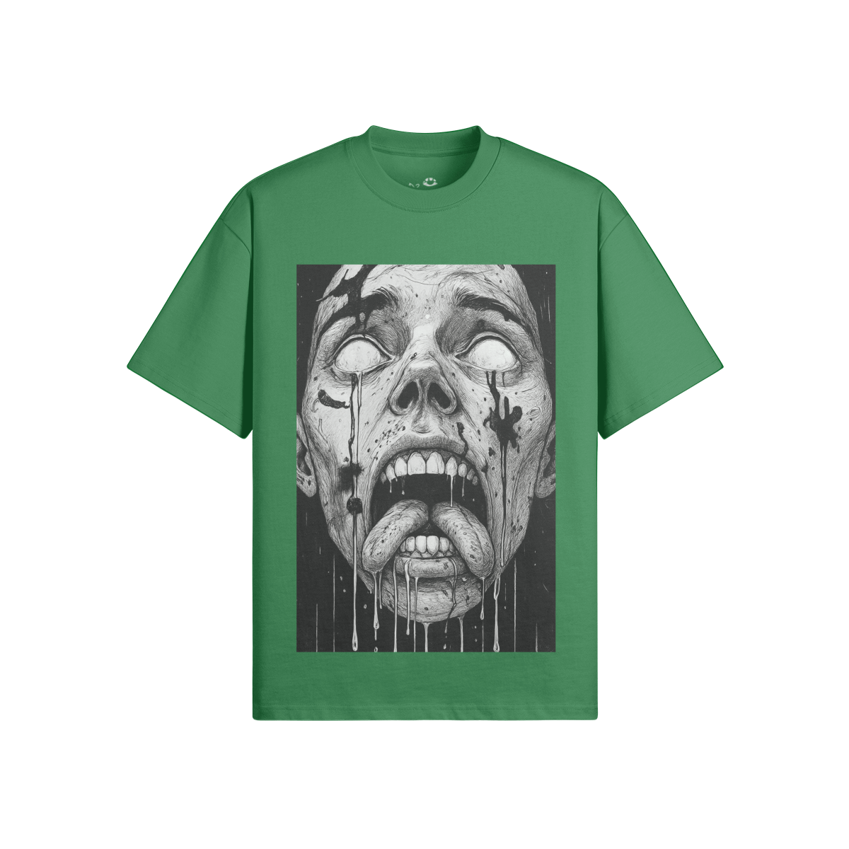D3's ZOMBIE Header T-Shirt – Oversized Heavyweight - D3monic Store