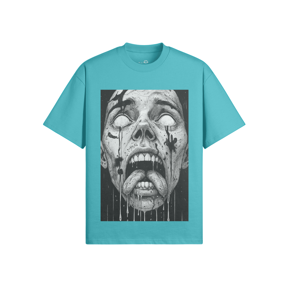 D3's ZOMBIE Header T-Shirt – Oversized Heavyweight - D3monic Store