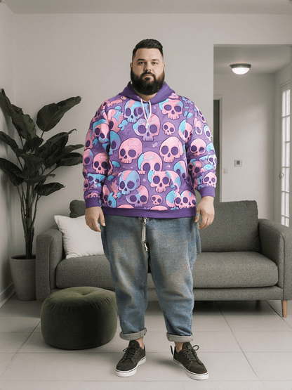 D3's ZOMBIE Hoodie Pink - Klassischer Oversize Unisex Pullover - D3monic