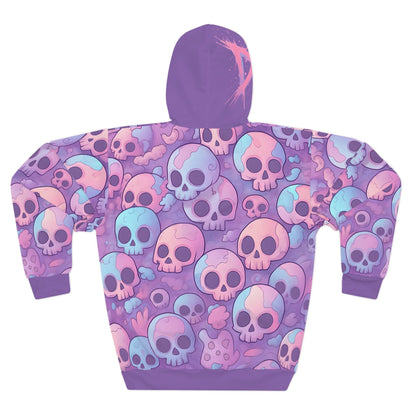 D3's ZOMBIE Hoodie Pink - Oversize Horror Streetwear - D3monic