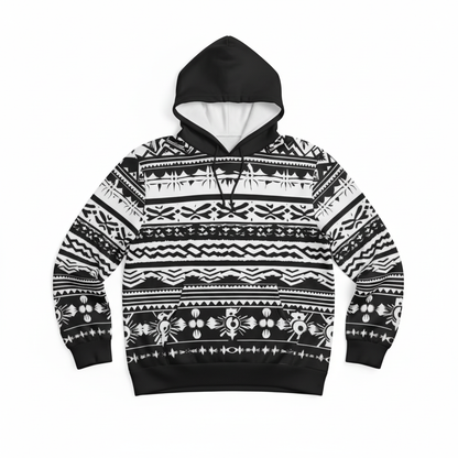 D3's INKA Hoodie Viracocha 3 - Creator God, featuring a graphic of the deity Viracocha.