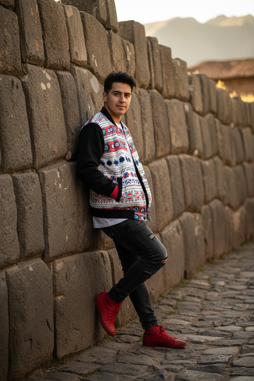 INKA Jacket Pachamama Man Inca Wall