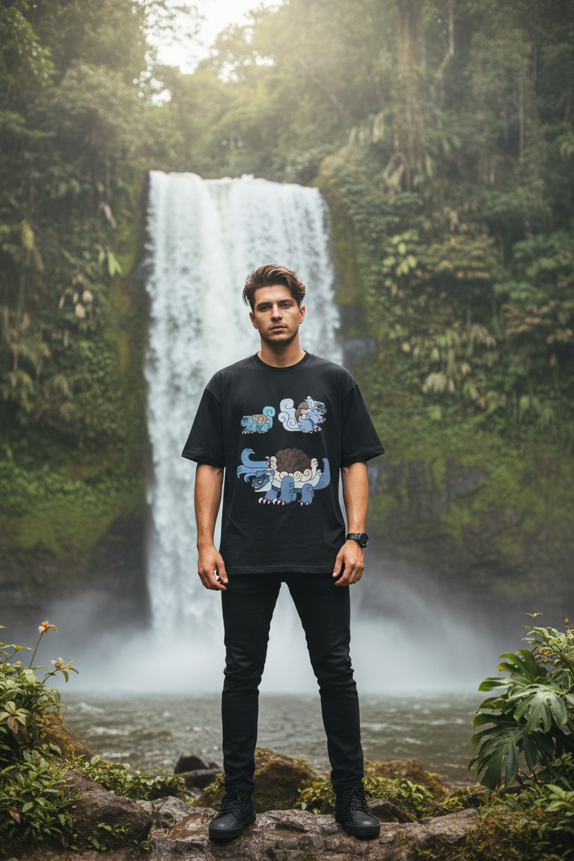 INKA Squirtle Black Waterfall 1