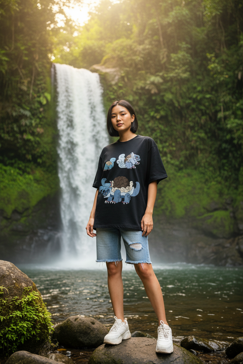 INKA Squirtle Black Waterfall 2