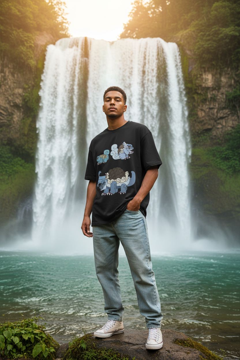 INKA Squirtle Black Waterfall Clean 2