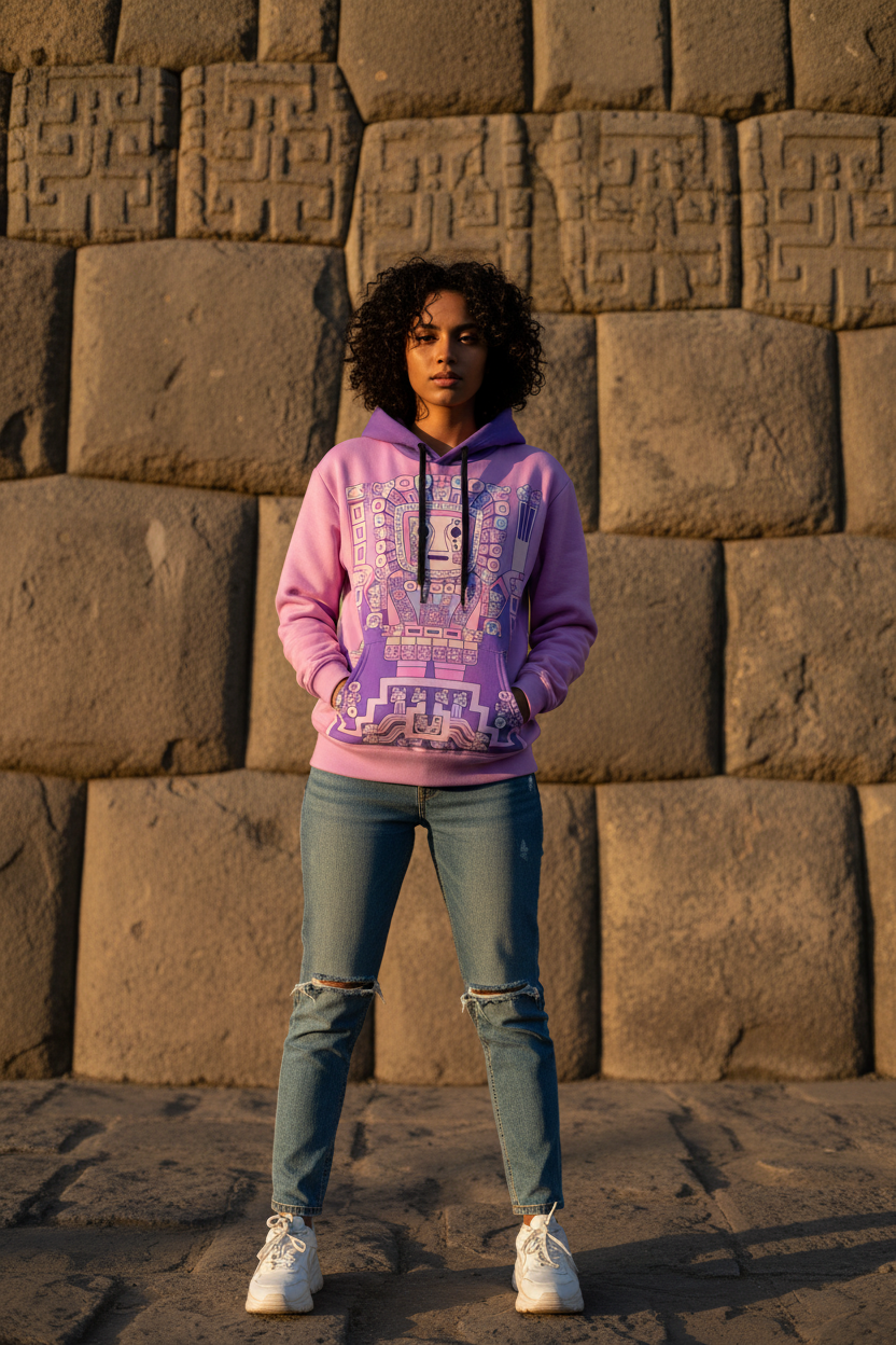 INKA Viracocha Pinkmagic Woman Wall Correct